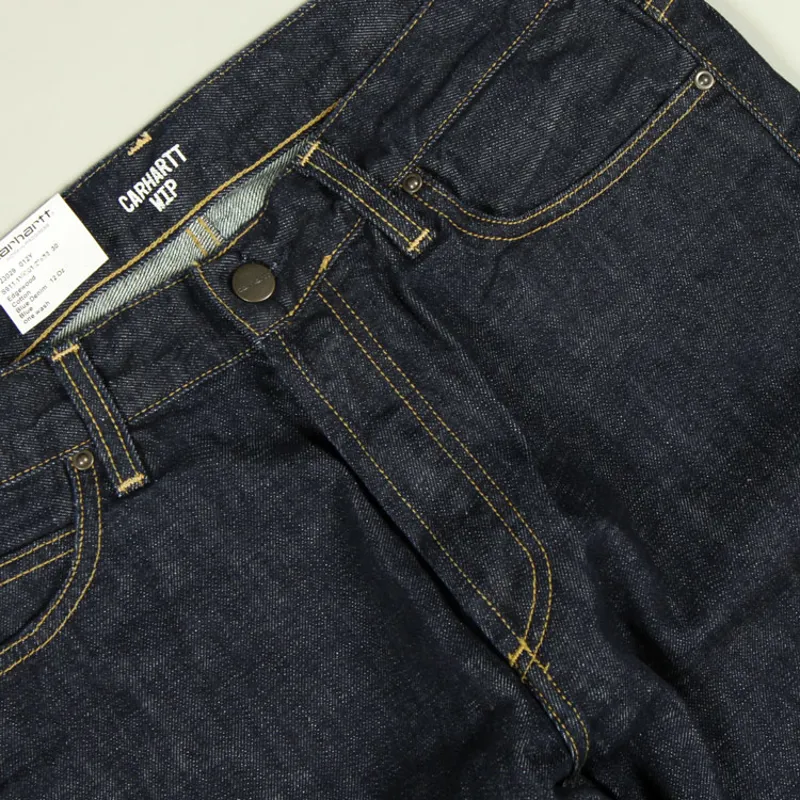 Carhartt WIP Marlow Pant Edgewood - Blue One Wash-3